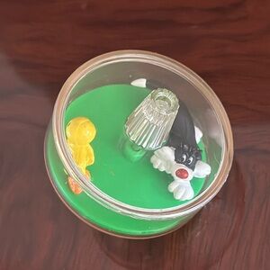 *Vintage* 1998 Warner Bros Carl's Jr. Sylvester And Tweety Spinning Top Toy